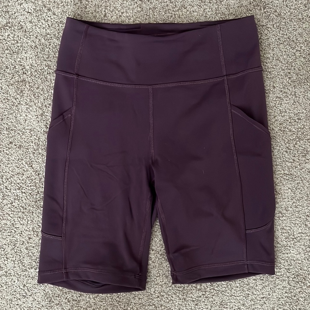 Lululemon Purple Bike Shorts Size 6